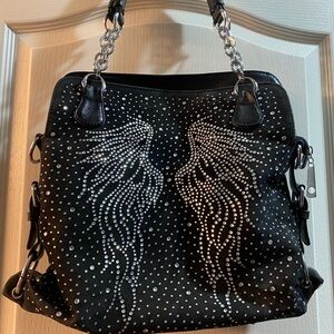 Black Studded Women's Bag